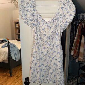 Altar'd State Blue Floral Mini Dress